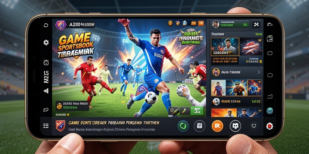 Tampilan gameplay A200M dengan antarmuka intuitif dan fitur taruhan yang menarik.