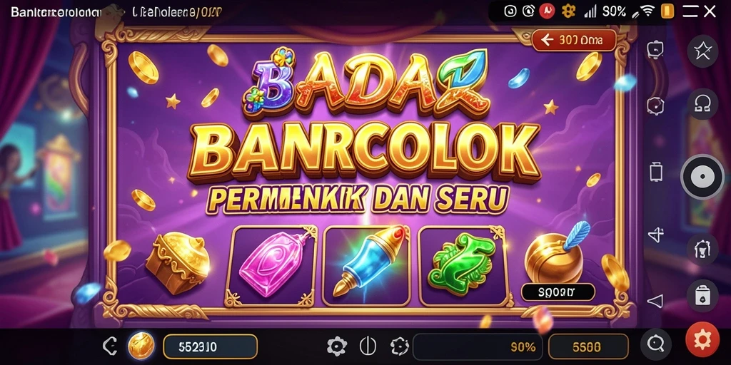 Screenshot permainan Slot BANDARCOLOK yang menunjukkan gameplay seru.