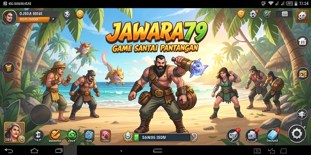 Tampilan gameplay menarik dari JAWARA79 yang penuh dengan tantangan.