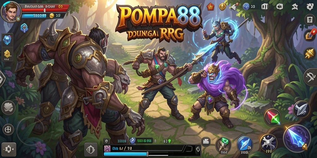 Tampilan gameplay menarik dalam POMPA88 yang penuh aksi dan petualangan.