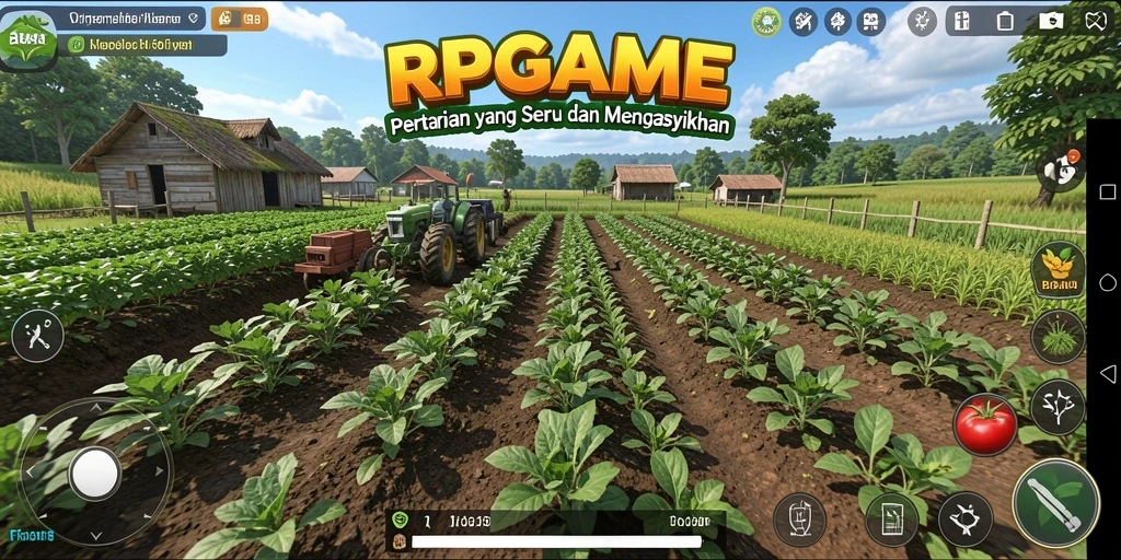 Gameplay RPGAME yang menarik dan menyenangkan dengan petualangan pertanian.