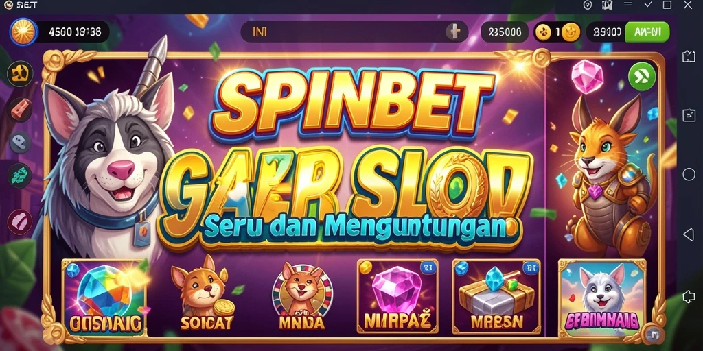 Tampilan menarik dari gameplay SPINBET yang seru.