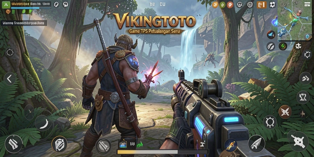 Tangkapan layar utama VIKINGTOTO menampilkan aksi mendebarkan dalam gameplay TPS.