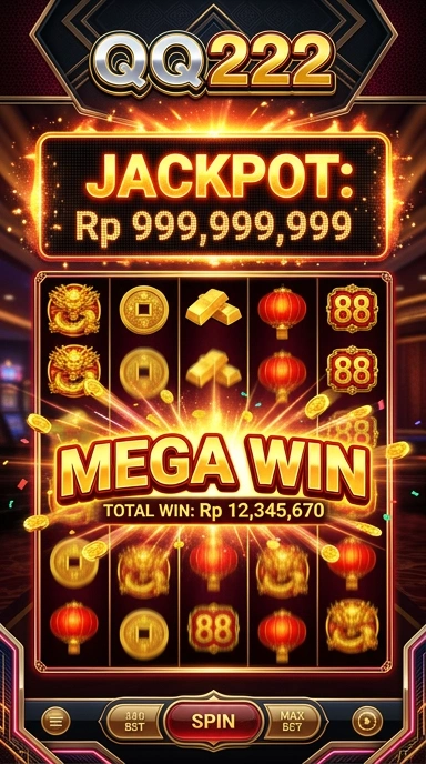 Tampilan antarmuka pengguna qq222 yang intuitif dan mudah digunakan.